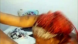 Hey big cock, what if one hot ebony slut sucks you sloppily until swallowing cum as your unlocked slave?