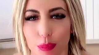 blonde beauty delivers deep throat blowjobs with tons of saliva in compilation