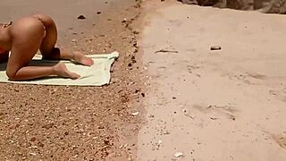 Watch Alpha Male Creampie Blonde Wife In Public Beach Action!