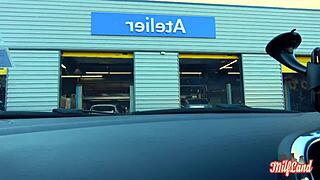 French milf sabrina handles two big black cocks in mmf group with tits brunette slut assfucking anal amateur fun