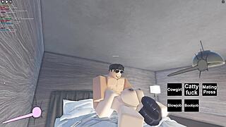 Slutty Roblox Girl Feels Intense Pleasure During Hard Fucking Session