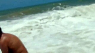 Watch Alpha Male Creampie Blonde Wife In Public Beach Action!