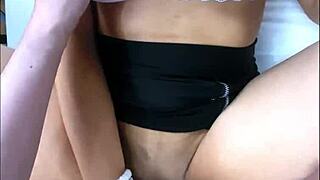 petite tetona gets pounded missionary after school... ohh, feels so intense with her tight body