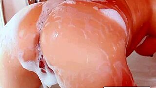 Gorgeous redhead jayden delivers amazing bathtub solo masturbation with big tits exposed!