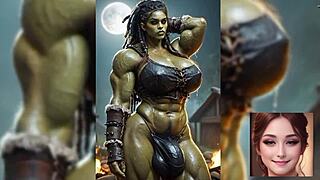 Futanari Babe With Huge Erect Cock