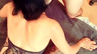 Whoa, we're having such rough sex on our bed right now as a couple!