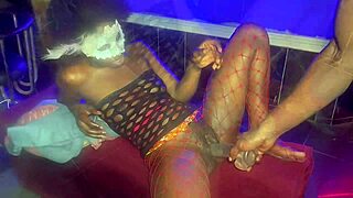 Was So Horny After My Set, DJ Brought My Dildo To Life Then Slid His Big Fat Cock Inside Me!