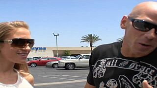 fucking that blonde milf with big tits in lingerie and stockings 🔥