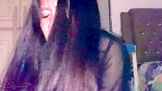 I feel that delicious tight wet pussy from sexy Asian girl with big ass in midnight pov creampie fuck.