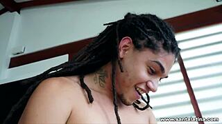 Colombian redhead petite teen deepthroats and takes huge cock in hardcore action