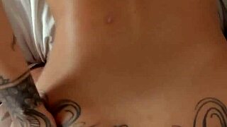 Damn, this badass amateur Latina is sucking and fucking a huge white dick in her porn audition