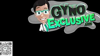 Sexy Blonde Ariela Donovan's Pussy Examined by Old Gynecologists