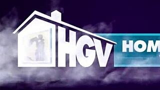 Curly brunette rides big cock after face sitting session