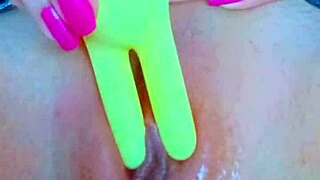 Hey, isn't this shaved pink perfect pussy latina college girl with her cute toy just irresistible?