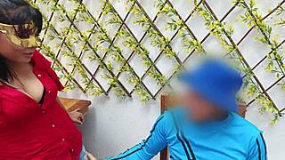 Neighbor Seeks Salt But Delivers Chocolate Blowjob And Homemade European Cum