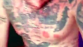Tattooed Muscular Guy Fucks Busty Latina Hardcore in Stockings and Heels