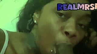 Whoa sucky fucky quickie with ebony pornstar riding monster black cock to creampie!