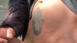 My cock gets super hard knowing distant watchers see me masturbating outdoors in forest