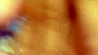 Bold Latina Masturbates with Dildo in Jeans Shorts