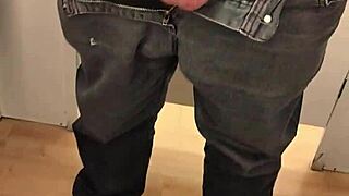 i quickly jerked off my small cock in the shopping mall bathroom during a solo outdoor adventure