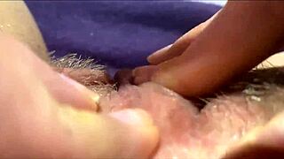 close up of big clit orgasm from vaginal masturbation