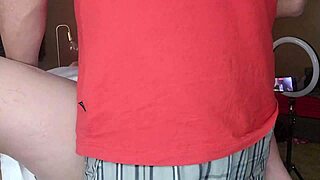 Foster Stepmom Wanted Cum in Her Shaved Pussy During Homemade Creampie with Brunette Babe