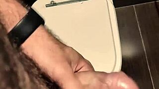i quickly jerked off my small cock in the shopping mall bathroom during a solo outdoor adventure