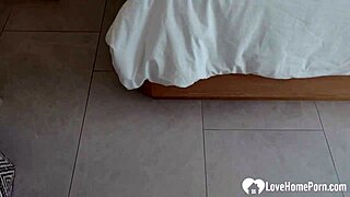 Brunette with big tits pouts missing her daily hard cock orgasm session?