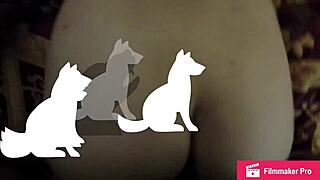 pawg girlfriend takes bbc doggystyle in interracial pov bent over ass scene