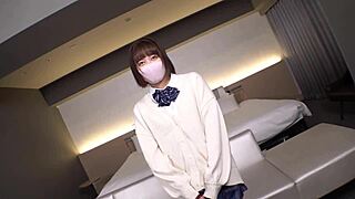 Young Japanese Babe Gets Cumshot