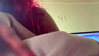 Wet mouth stepmom, suck this big ass with buttplug, she says to amateurs.