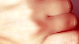 Step brother returns so step sister gives him amateur blowjob with facial cumshot