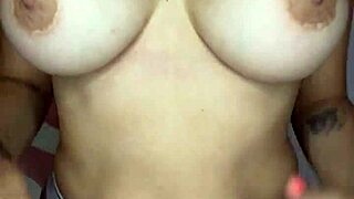 Curvy Latina beauty compiles her huge natural tits in softcore solo balloon fun with cute fat boobs