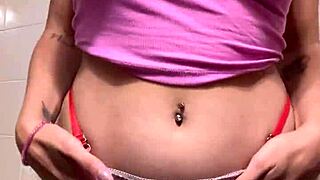 Curvy Latina beauty compiles her huge natural tits in softcore solo balloon fun with cute fat boobs