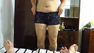 busty milf eagerly sucks my cock until i explode with cum in her mouth during our intimate homemade session