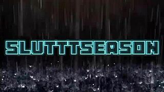 Wet mouth stepmom, suck this big ass with buttplug, she says to amateurs.