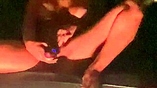 Brazilian hotwife queen masturbates sensually in lingerie while her husband watches the big tits amateur solo session.