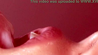 Step brother returns so step sister gives him amateur blowjob with facial cumshot