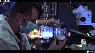 I Feel So Wild as Mad Scientist Freezes and Fucks Young 18+ Lab Partner Matty Mila, Making Her Squirt