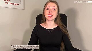 Taste of Rejection Ruined Orgasm Glass CEI Humiliation with English Subtitles