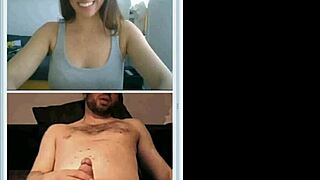 Cute Brunette Teen Flashes Tits And Helps Stranger Jerk Off On Webcam At Webcamshub Com