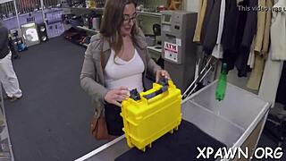 dilettante in the back room feels wet pussy excitement from rough hardcore fucking and sucking in european casting