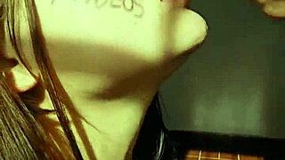 Verification video with amateur blowjob action