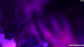 this brunette babe poses in lingerie and caresses herself solo in the bathroom