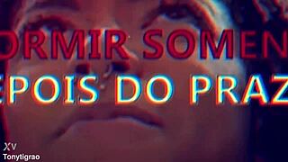 Trailer - Dormir Somente Depois Do Prazer with Brunette Latina Riding Big Black Cock in Rough Interracial Cowgirl and Doggystyle.