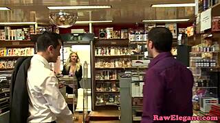 glamcore euro milf takes on double penetration in cowgirl. she handles spitting and blowjobs with classy big tits flair.