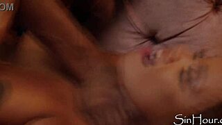 Ebony perfect tits pounded by handsome man huge cock