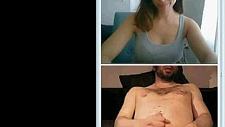 Cute Brunette Teen Flashes Tits And Helps Stranger Jerk Off On Webcam At Webcamshub Com