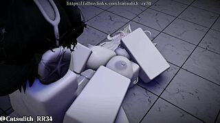 Bold Bathroom Sex Session With Riding Missionary Cowgirl And Blowjob Action