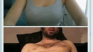 Cute Brunette Teen Flashes Tits And Helps Stranger Jerk Off On Webcam At Webcamshub Com